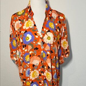 Cabi Floral Blouse XXL
